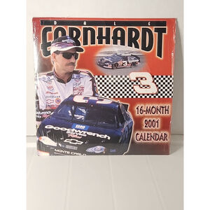 Vintage Dale Earnhardt Sr NASCAR Racing STARLINE Calendar #3 Intimidator 2001